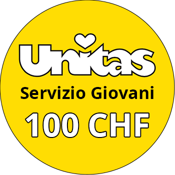 donazione unitas servizio giovani 100 chf