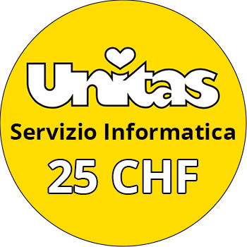 donazione unitas servizio informatica 25 chf