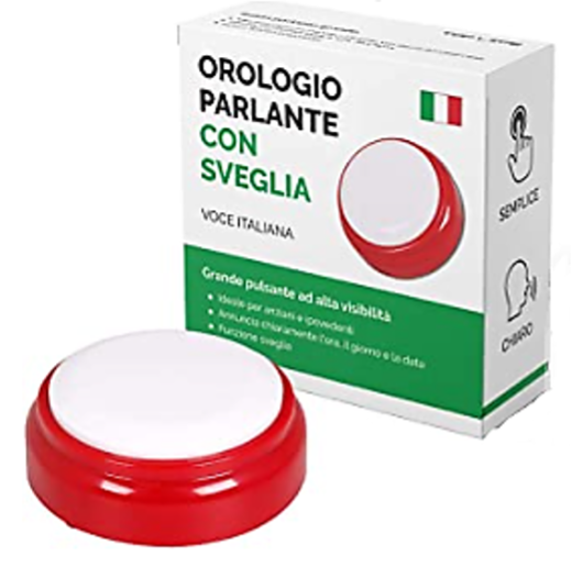 Orologio parlante con sveglia